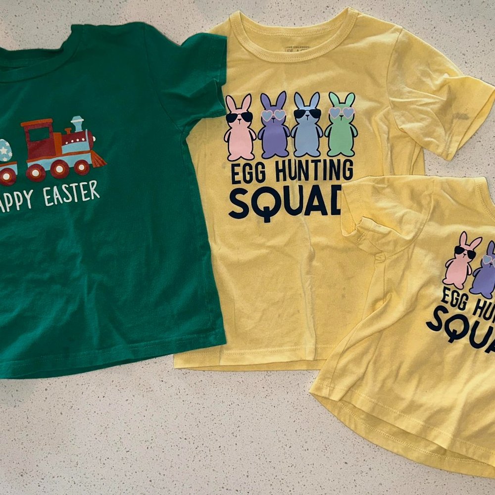 Kids Easter Shirt Bundle: Matching Big & Little